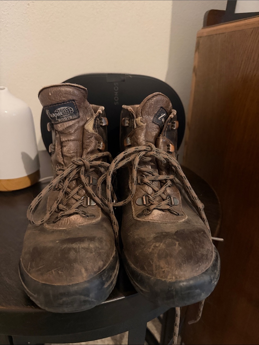 Vasque Brown Lace-Up Women's Hiking Boots